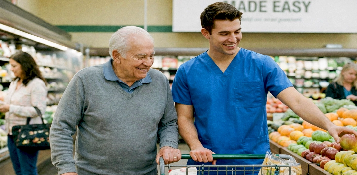 grocery shopping for seniors